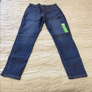 Stylish Blue Straight Leg Women's Jeans
